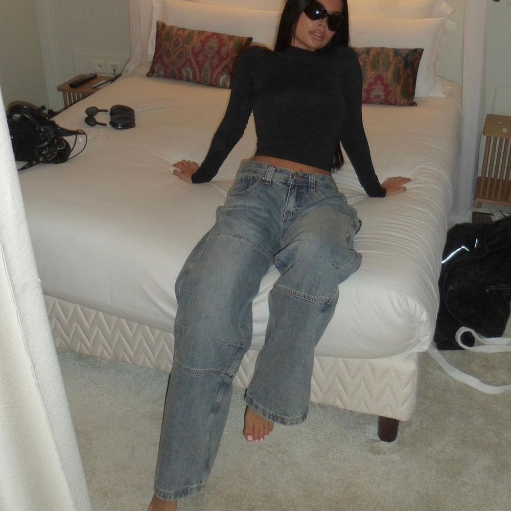 I am Gia Oversize Boyfriend Jeans